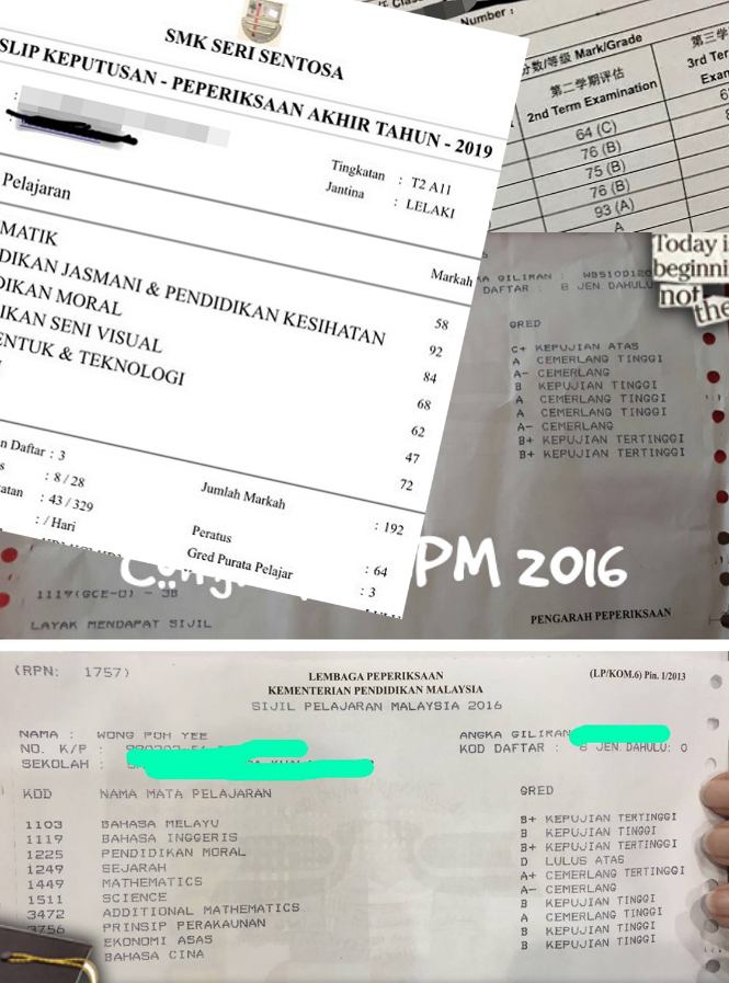 SPM results SMK Seri Sentosa