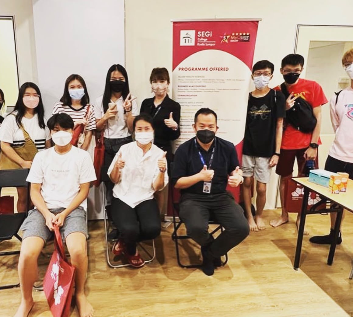 Our students visiting SEGi University
